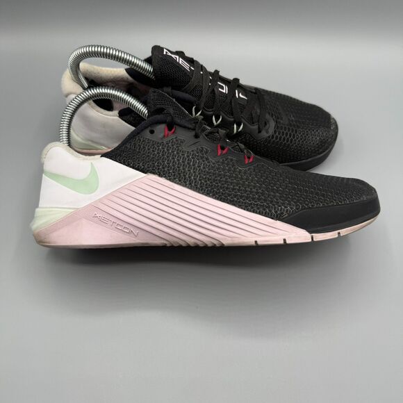 Nike Metcon 5 Womens Black Athletic Running CrossFit Shoes Sneakers Size 8 - Picture 1 of 14